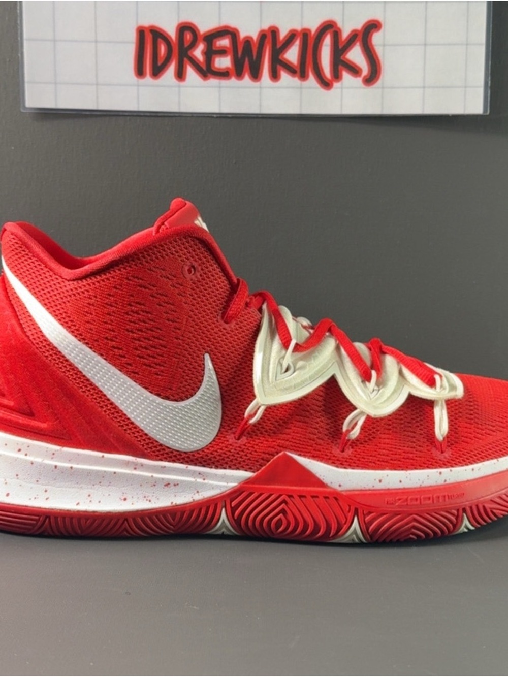 NIKE KYRIE 5 TB UNIVERSITY RED SIZE 13 SNEAKERS CN9519 600